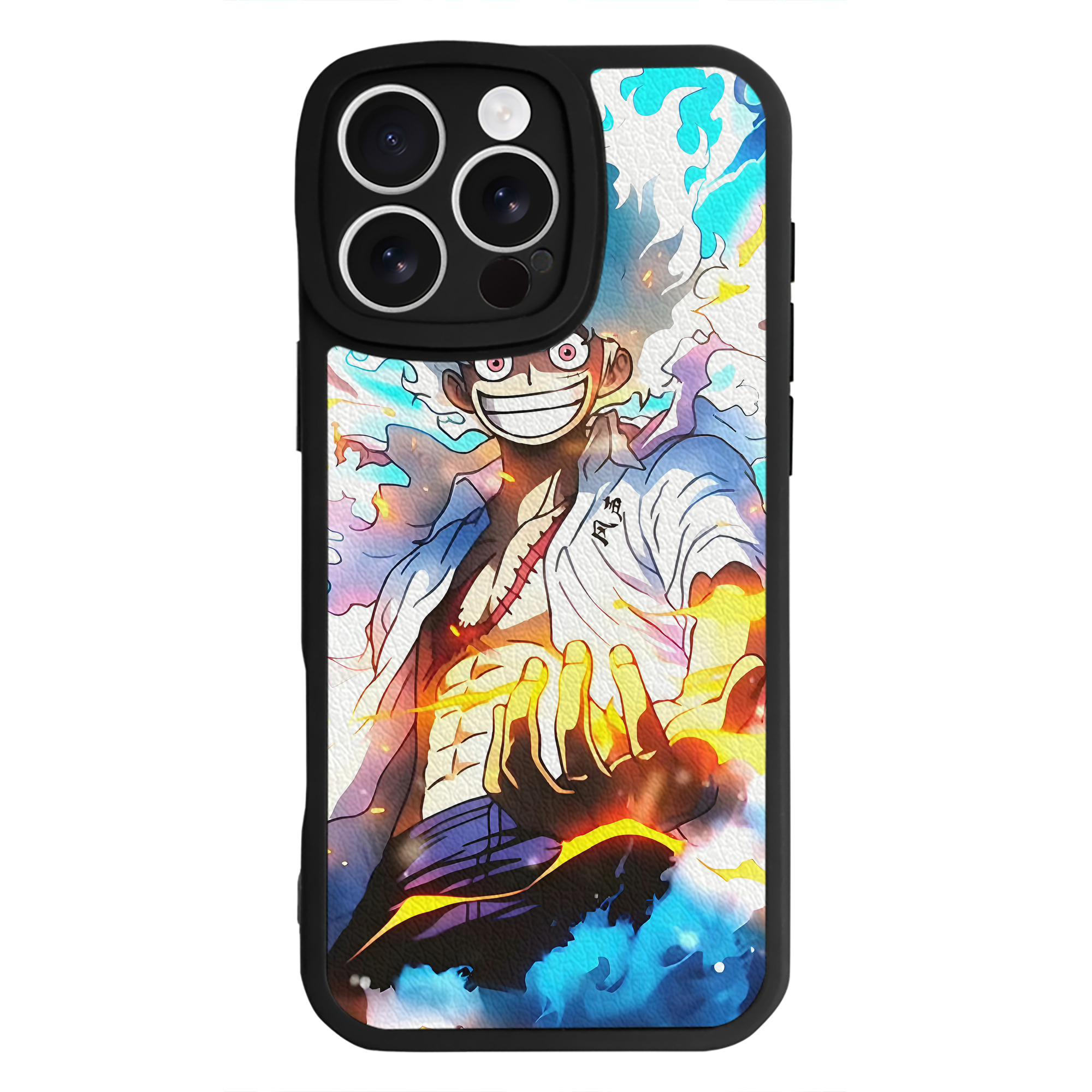 （画像用） ワンピース ONE PIECE 【iPhone 16シリーズ対応】シリコンスマホケース（レザー調） 材質：シリコン